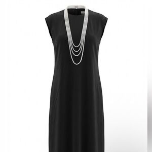 Vintage Gale Warren Cattiva roaring 20’s Elegant Pearl Necklace dress. Flapper